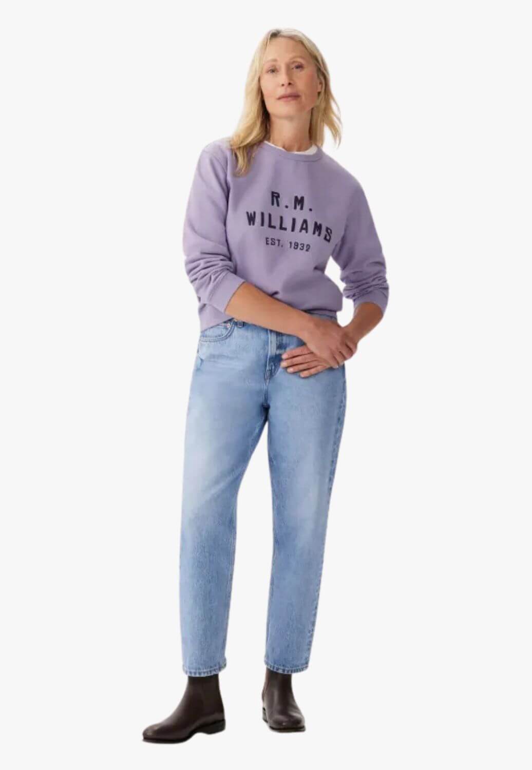 R.M. Williams Womens Stencil Crew