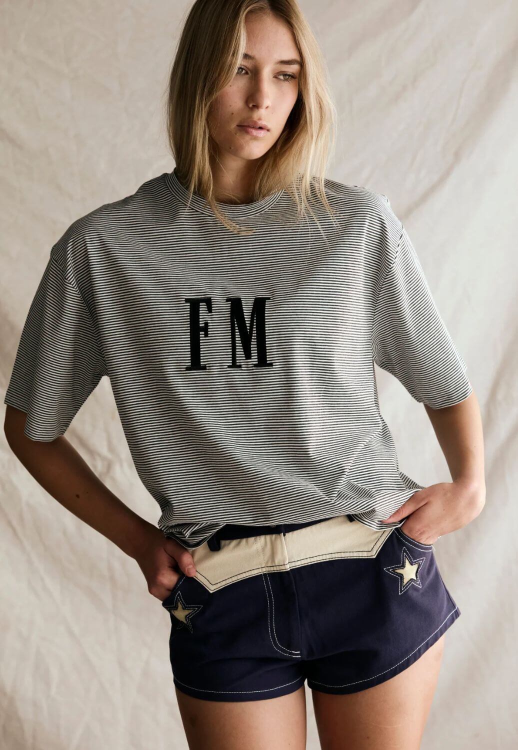 Whitney Spricer Stripe Tee