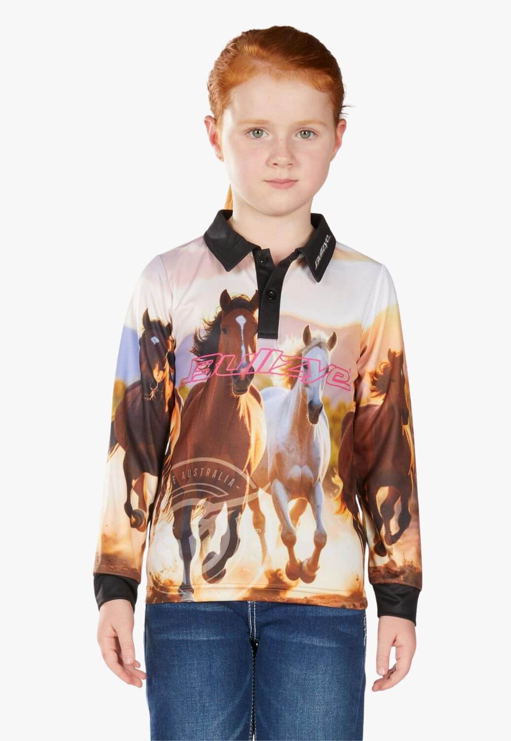 Bullzye Girls Gallop Long Sleeve Shirt