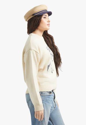 Brixton Womens Ranching Club Crew Sweater