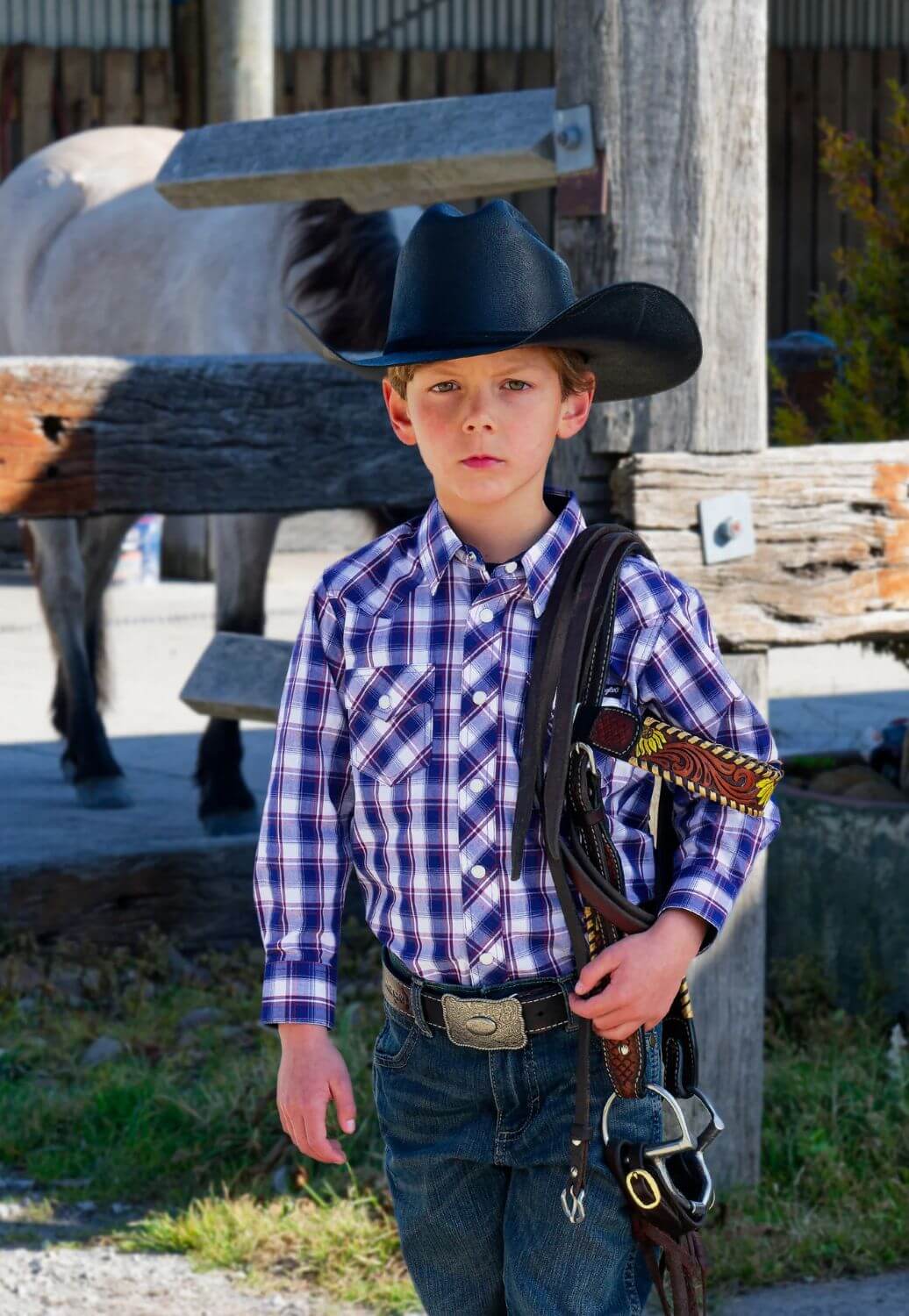 Wrangler Boys Noah Long Sleeve Shirt