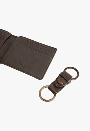 R.M. Williams Mens Wallet and Keyring Gift Set