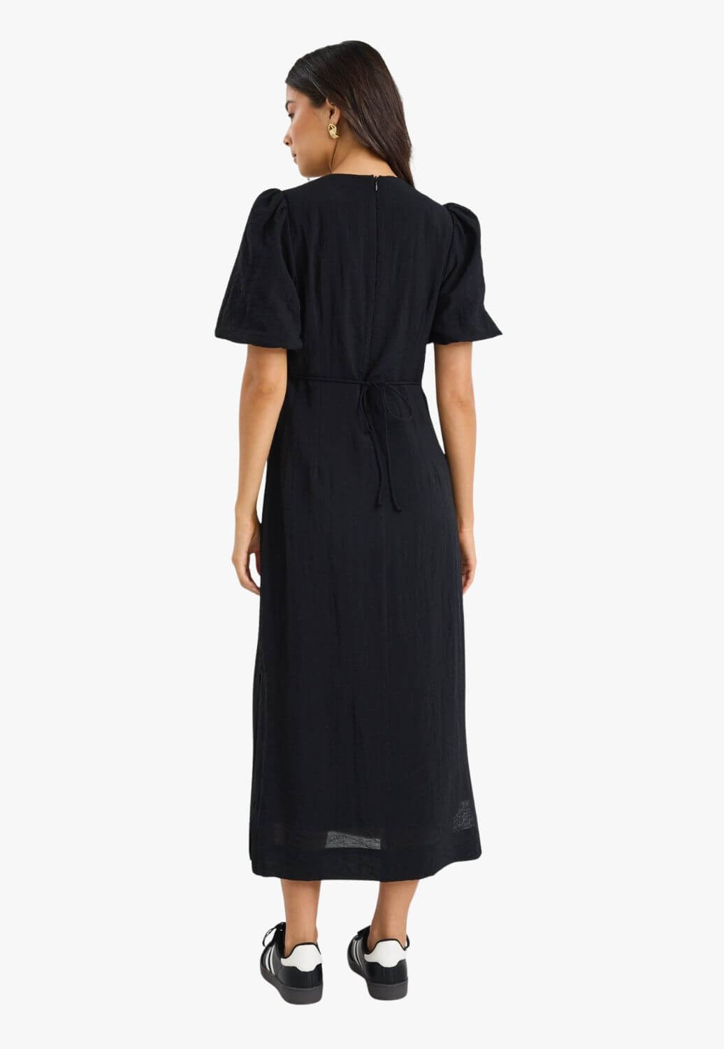 Elder Puff Sleeve Midi Dress