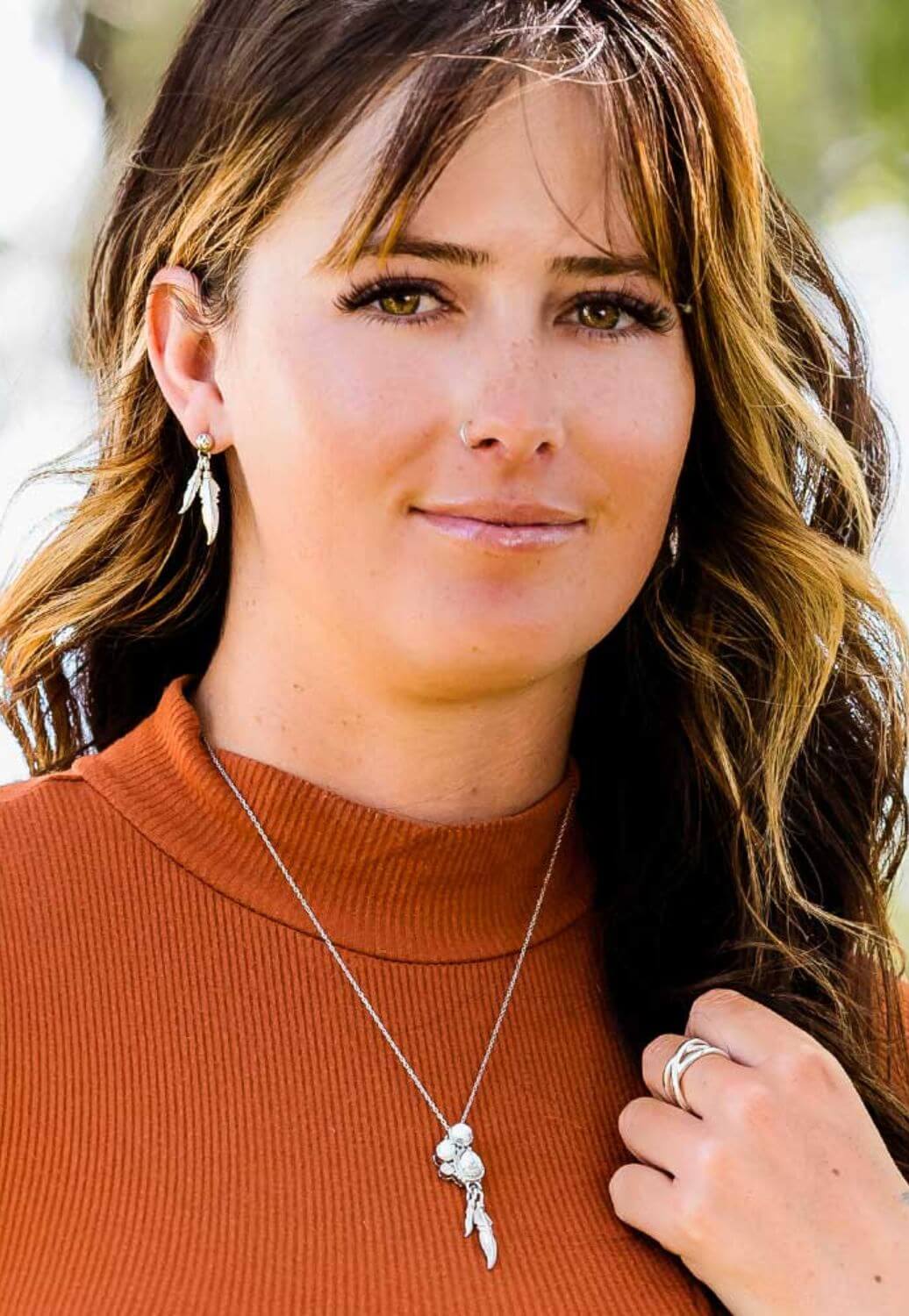 Montana Nature Halo Earrings