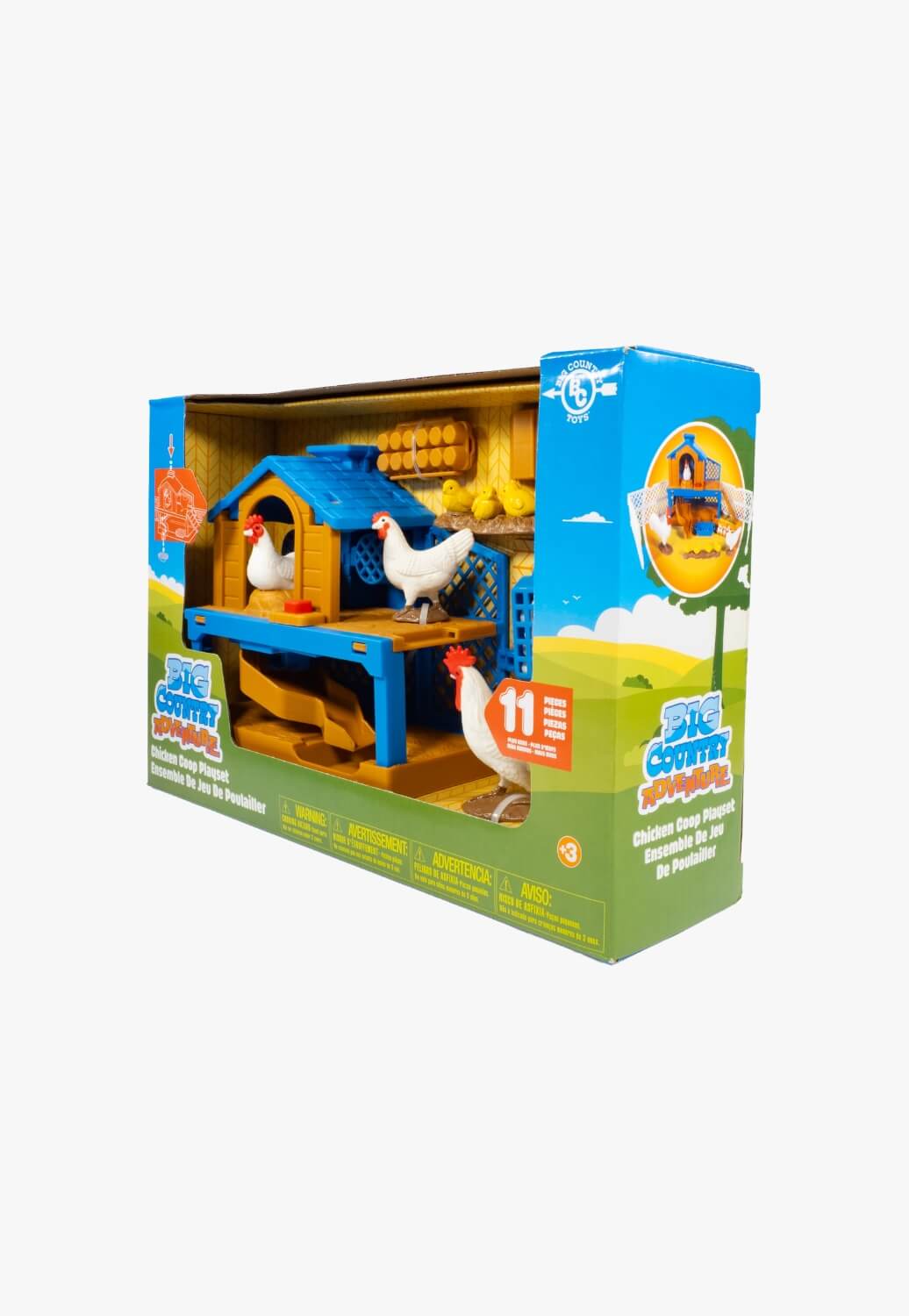 Big Country Toys 11 Piece Chicken Coop Playset