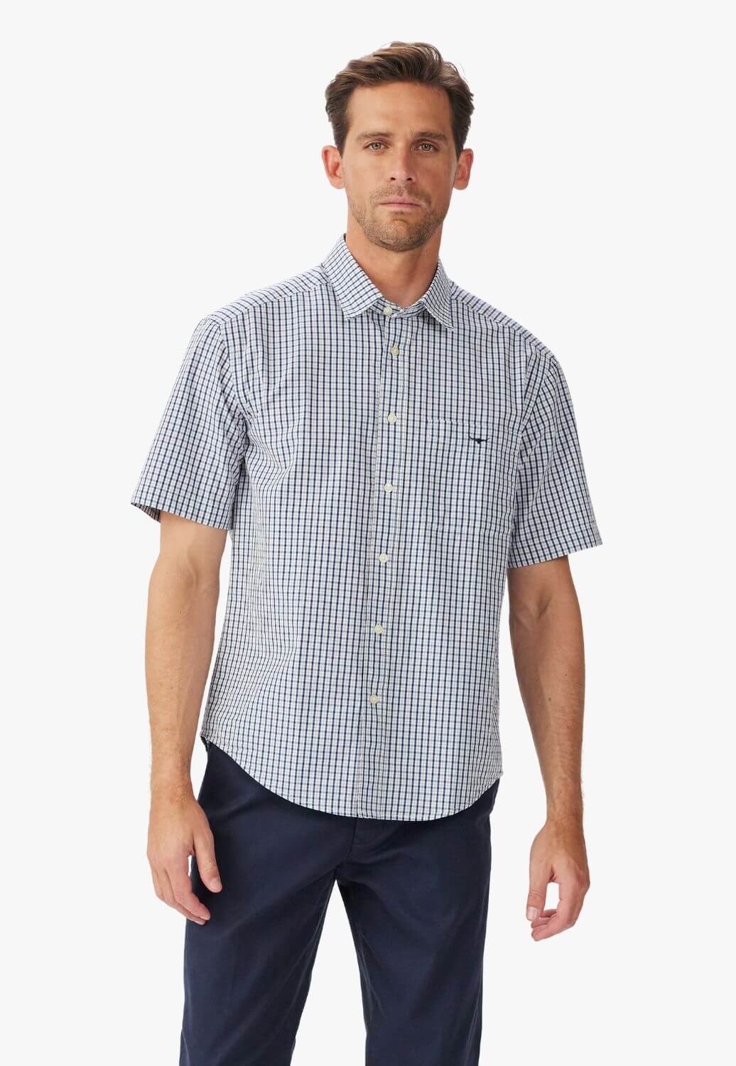 R.M Williams Mens Augusta Poplin Shirt