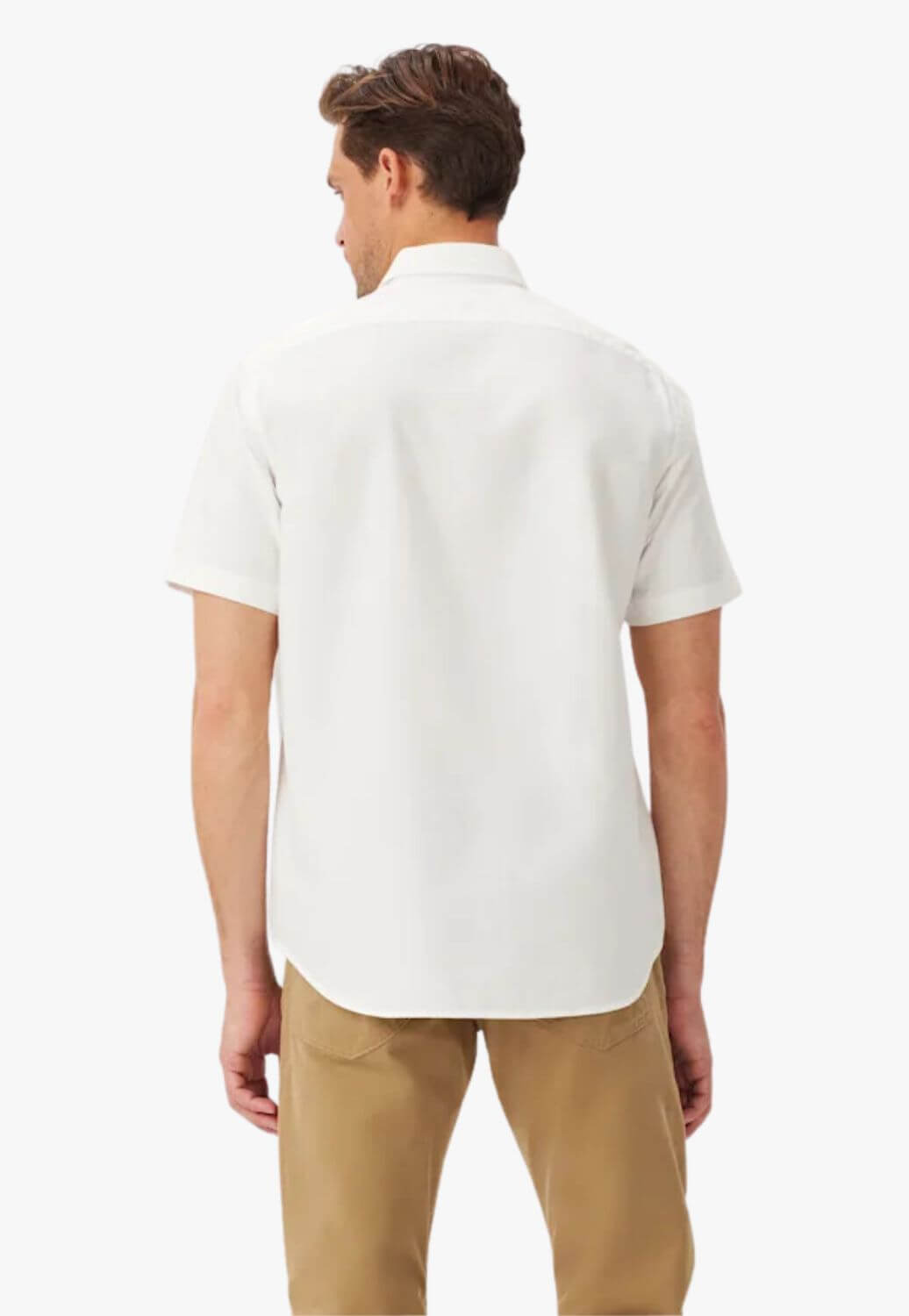 R.M. Williams Mens Regular Oxford Short Sleeve Shirt