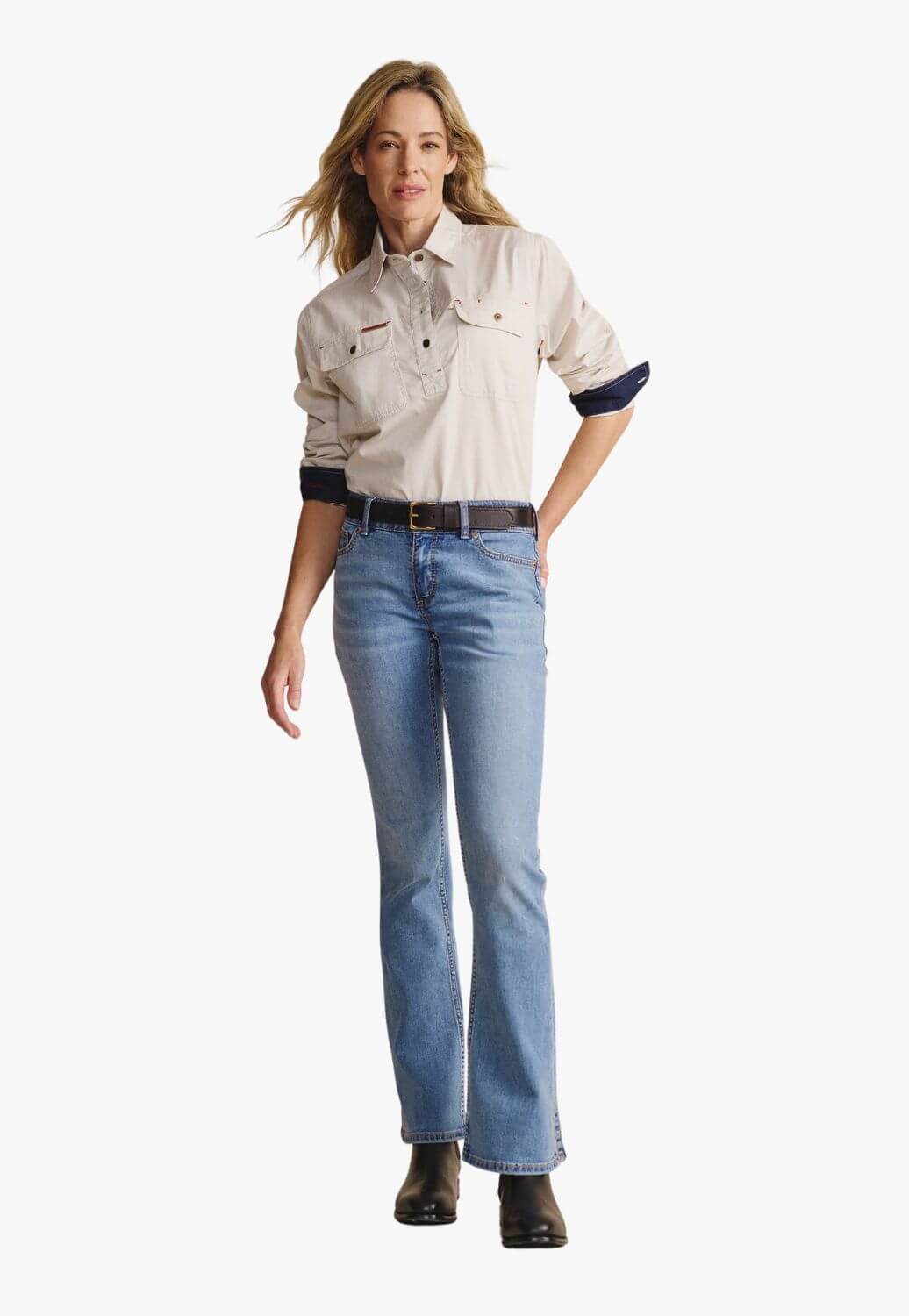 S. Kidman Womens Camfield Long Sleeve Work Shirt