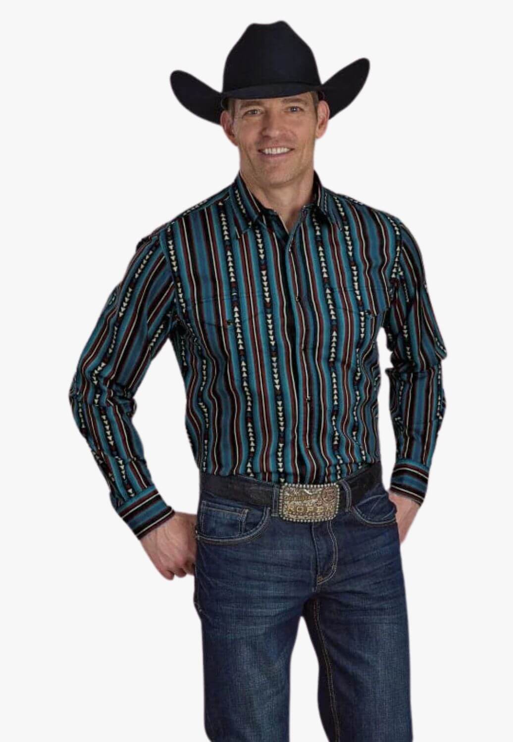 Roper Mens Vintage Collection Long Sleeve Shirt