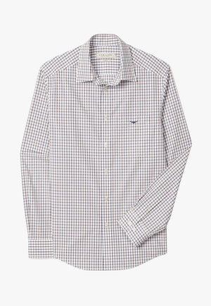 R.M. Williams Mens Newland Poplin Check Shirt