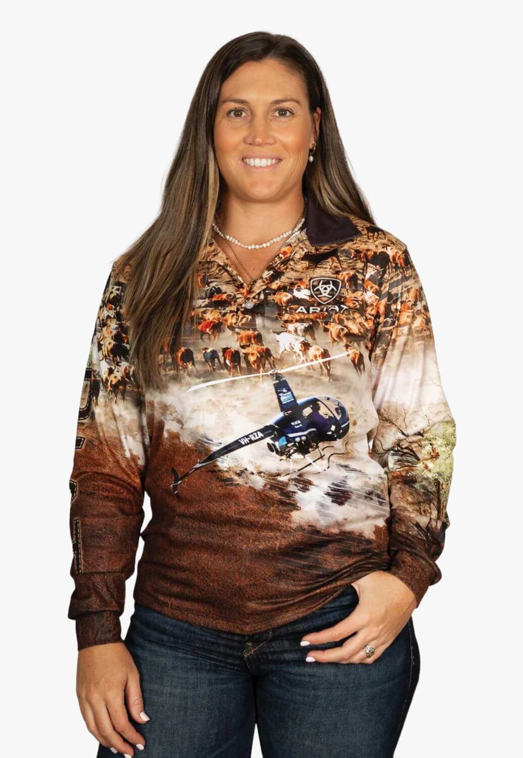 Ariat Adult  Helimustering Fishing Shirt