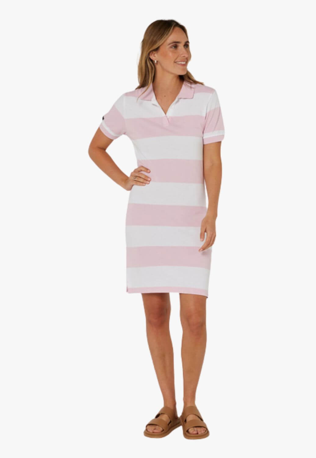 Pilbara Womens Striped Polo Dress