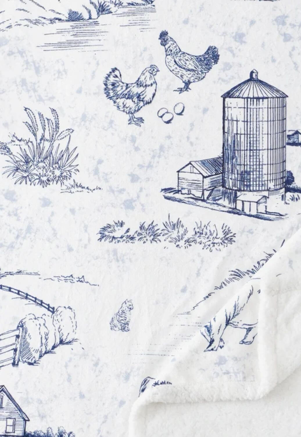 Indigo Hill Farm Life Campfire Sherpa Throw