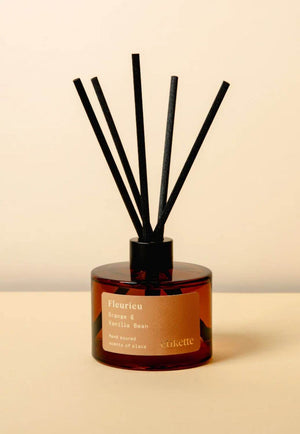 Etikette Fleurieu, Orange and Vanilla Bean Eco Reed Diffuser