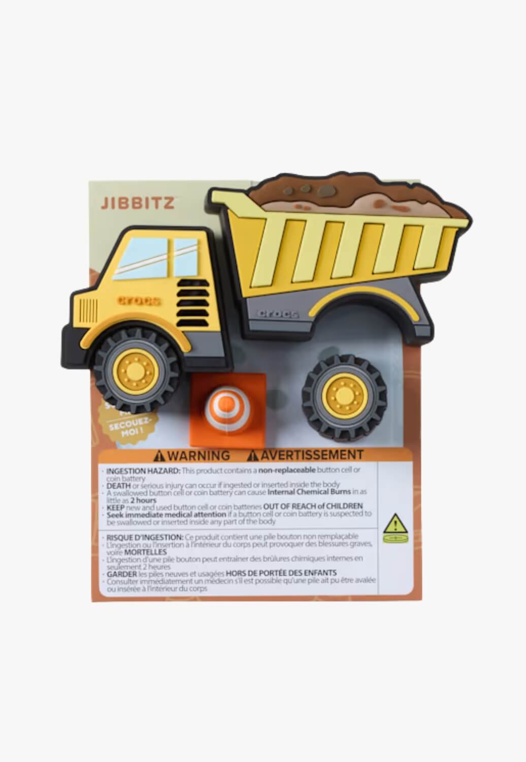 Crocs MYO Construction Truck With Sound 5 Pack Jibbitz