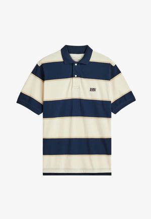 R.M. Williams Mens Balmain Stripe Polo