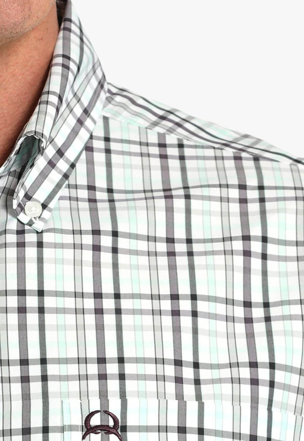 Cinch Mens Western Short Sleeve Shirt