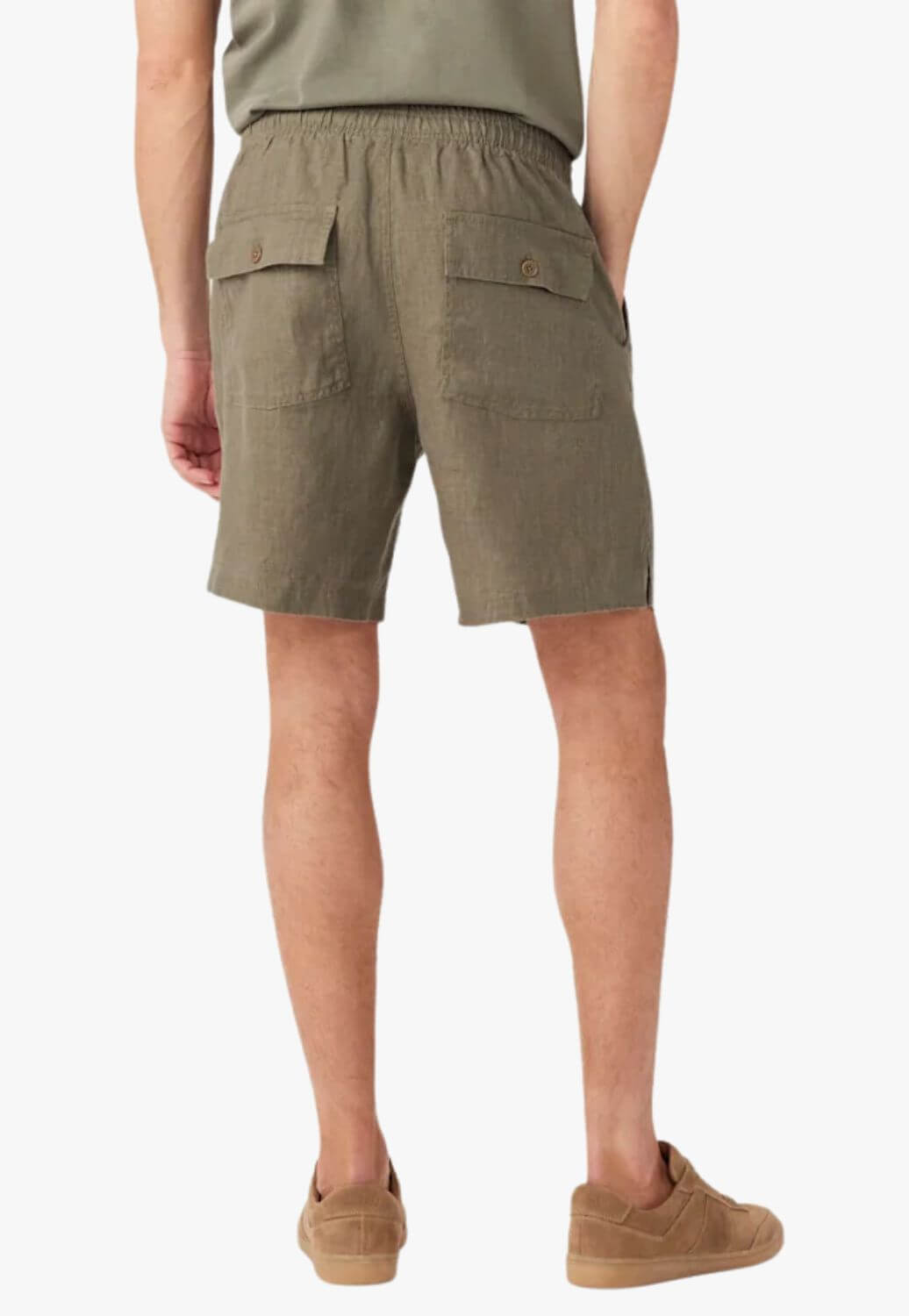 R.M. Williams Mens Linen Rugby Shorts