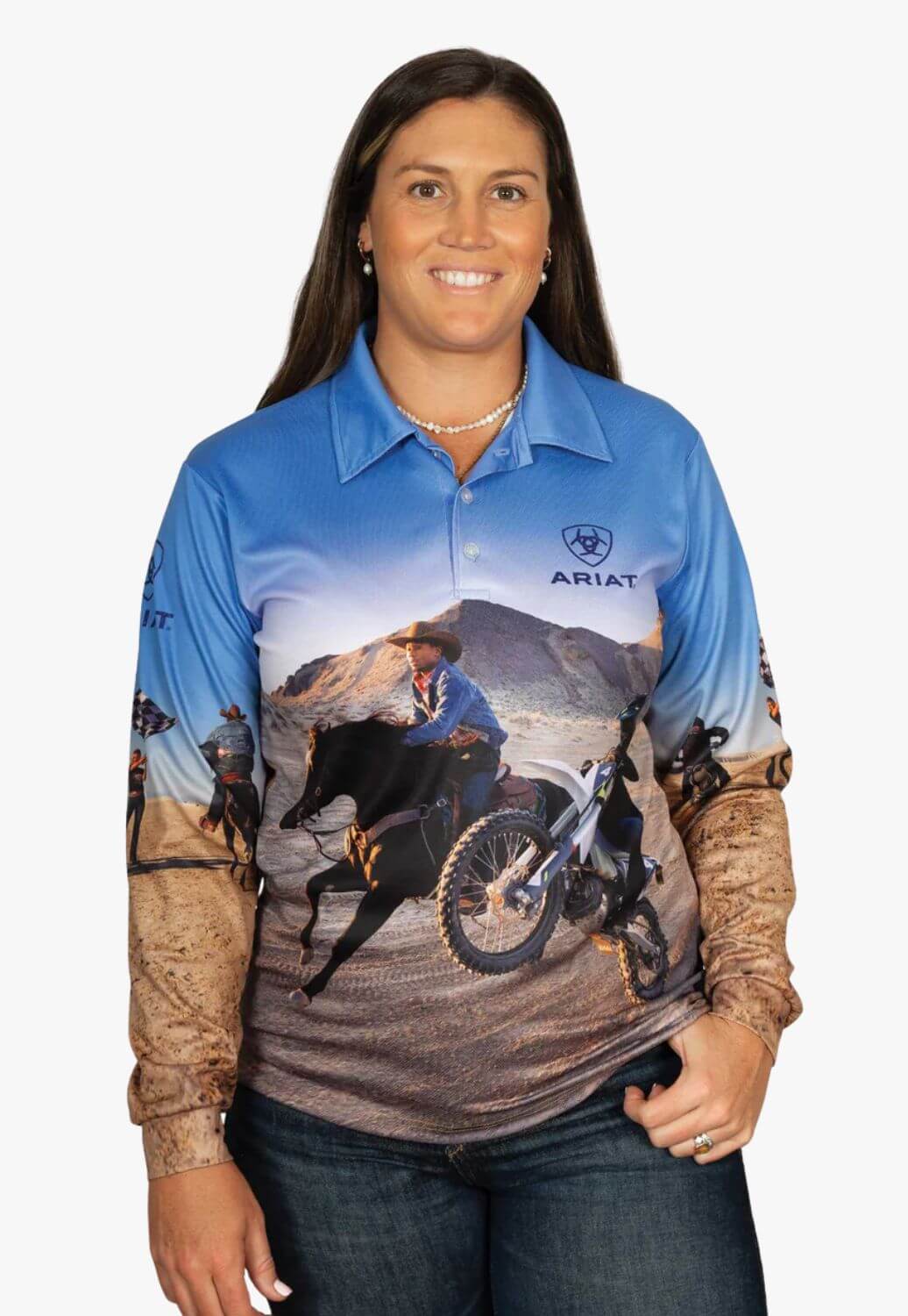 Ariat Adult Lets Ride Fishing Shirt