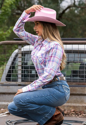Pure Western Womens Kari Long Sleeve Shirt