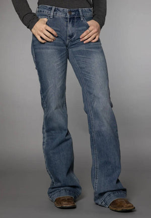 CC Western Womens Mid Rise Trouser Jean