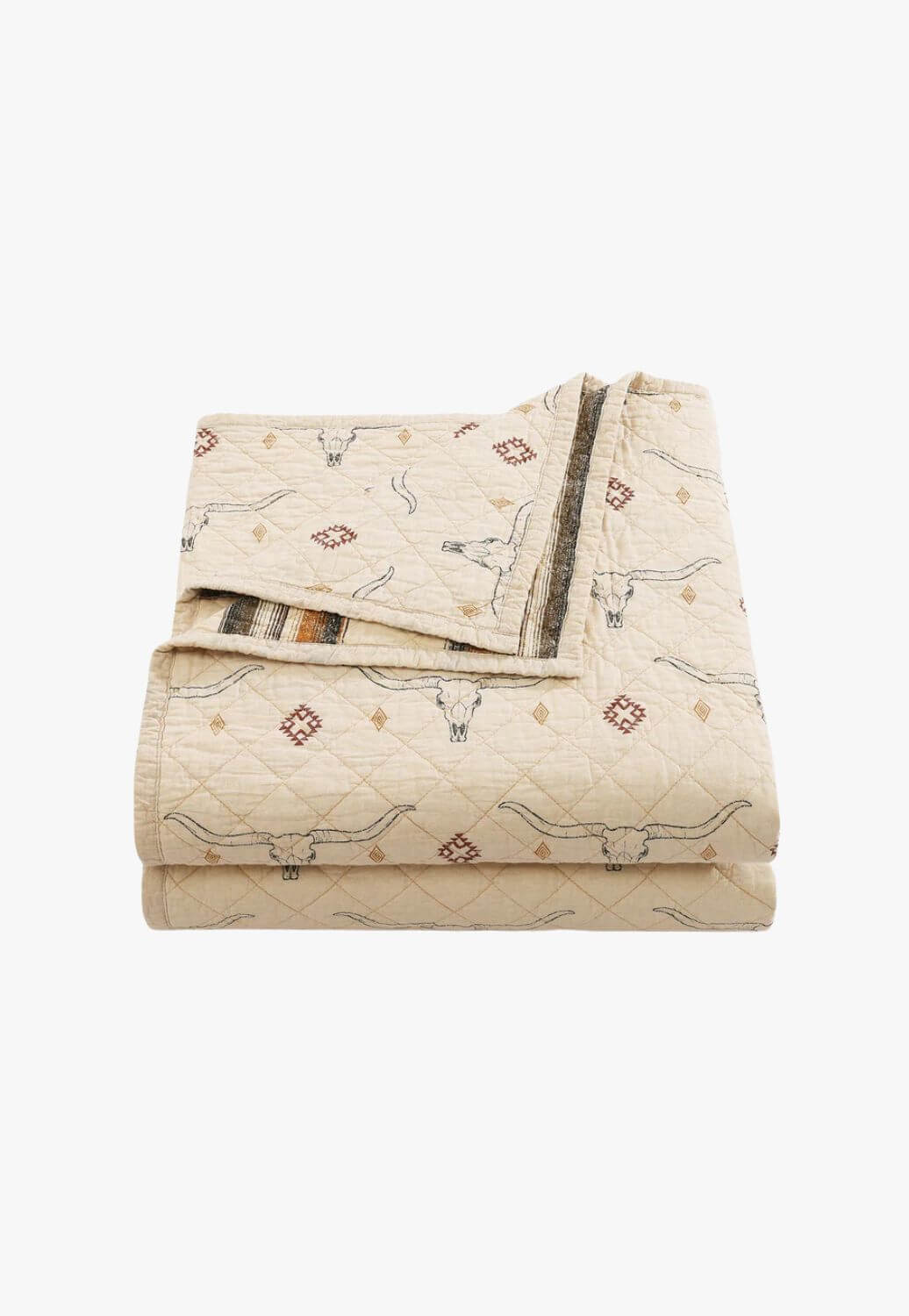Maverick Longhorns Reversible Quilt Set - Single