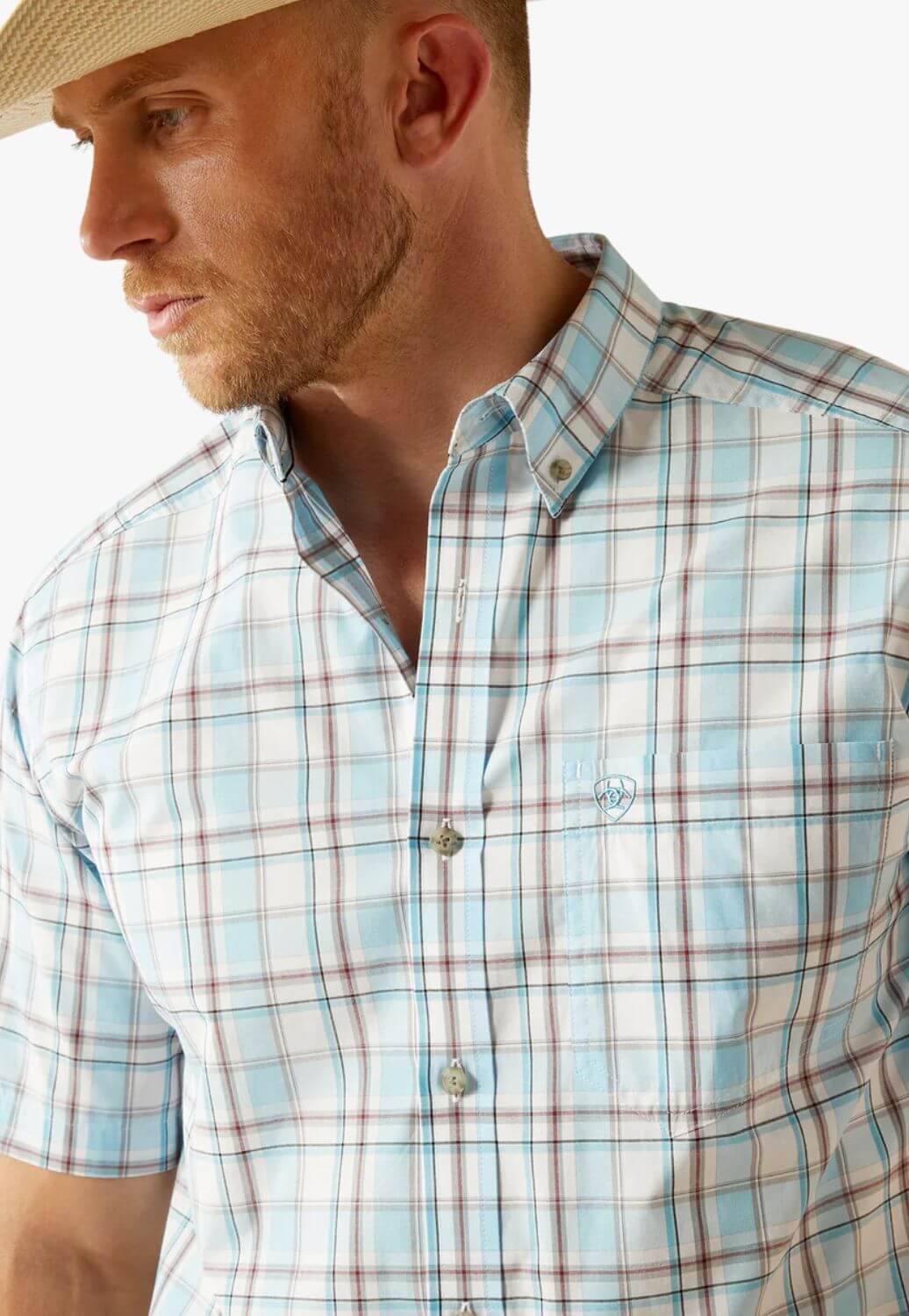 Ariat Mens Pro Series Geoffrey Short Sleeve Shirt