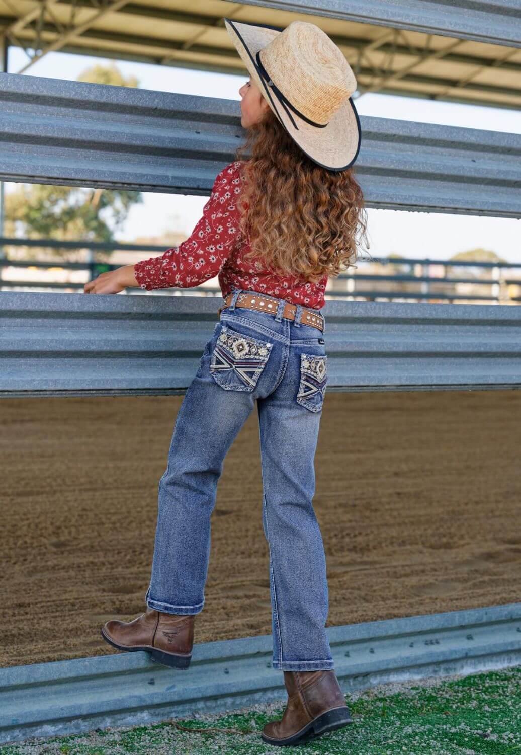Pure Western Girls Rue Straight Leg Jean