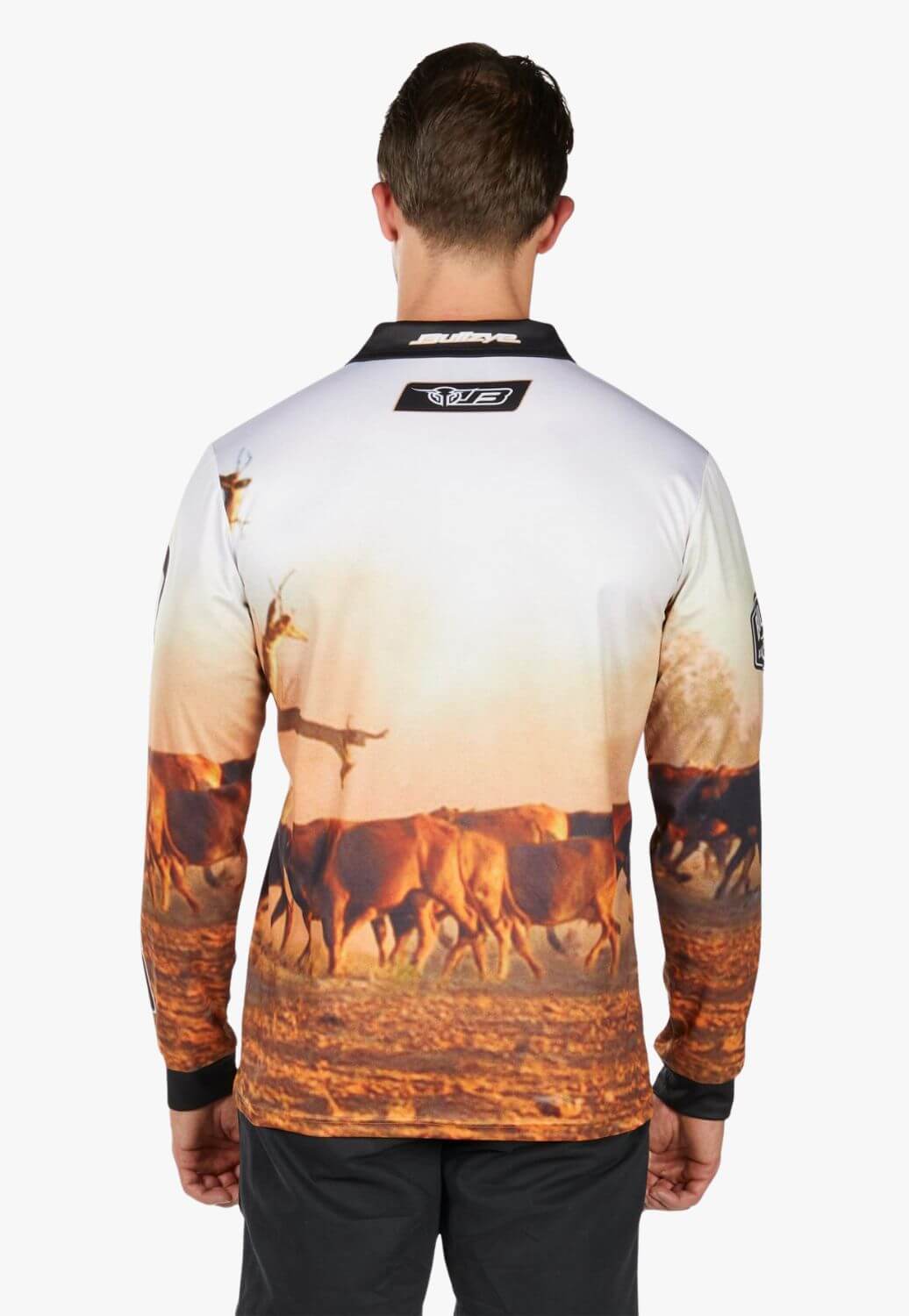 Bullzye Mens Helicopter Long Sleeve Shirt