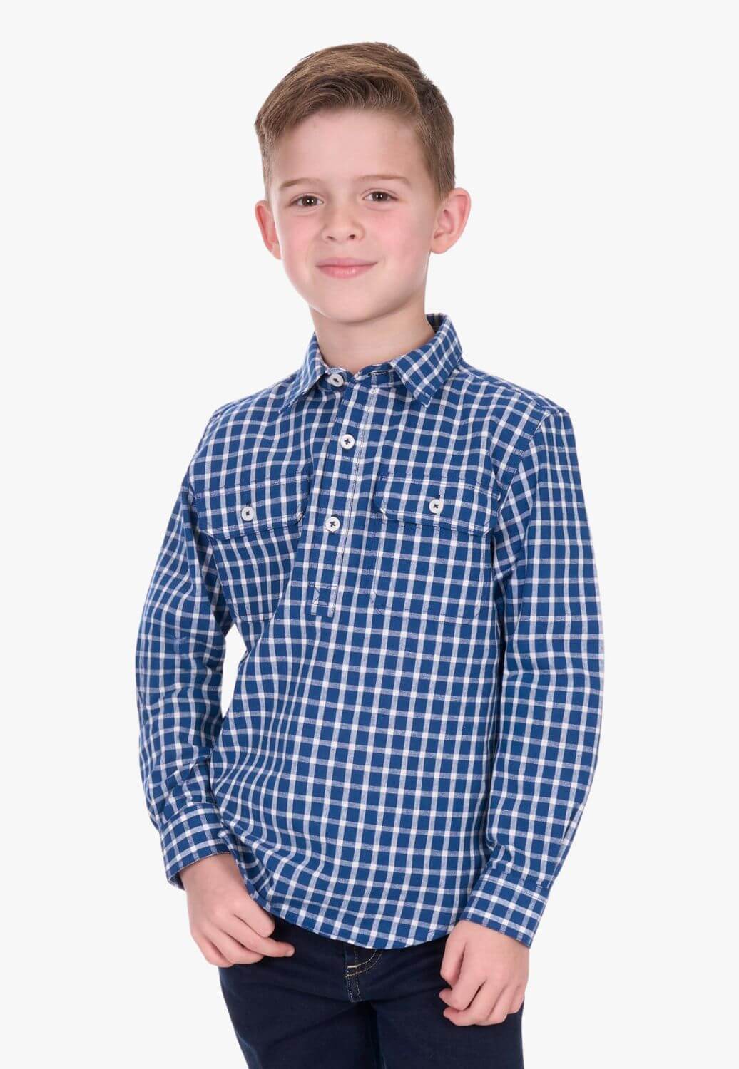 Hard Slog Boys Alden Long Sleeve Shirt