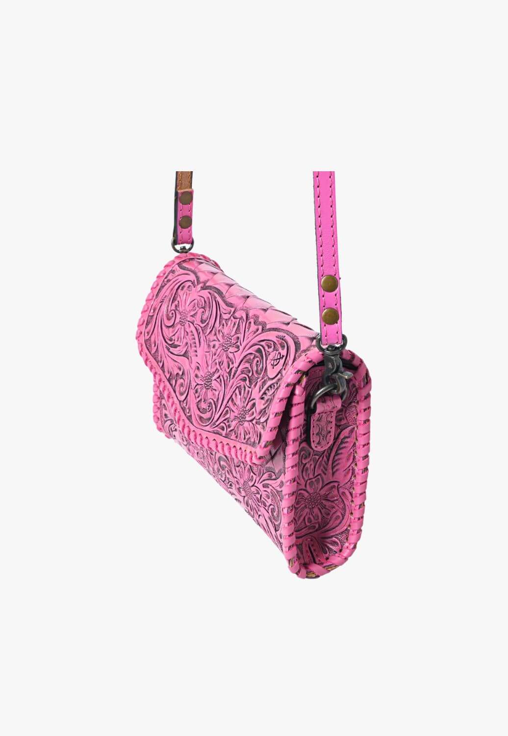 American Darling Tooled Leather Crossbody Bag
