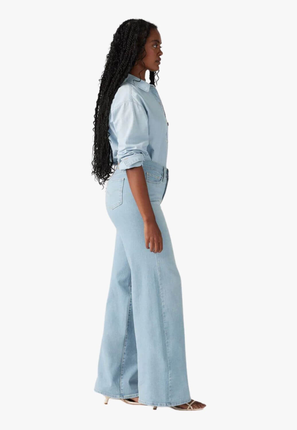 Levis Womens 318 Shaping Wide Leg Jean