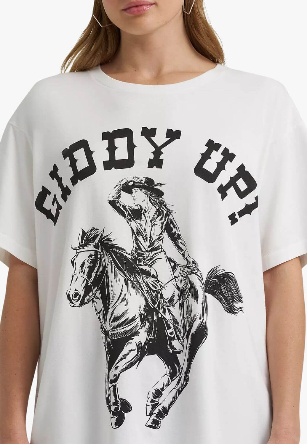 Lainey Wilson X Wrangler Womens Giddy Up T-Shirt