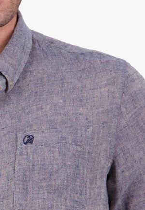 Swanndri Mens Humber Short Sleeve Linen Shirt