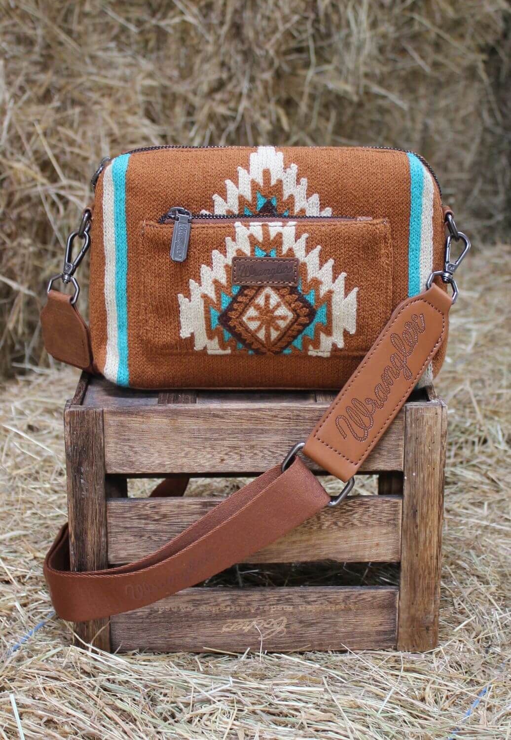 Wrangler Maya Aztec Crossbody Bag
