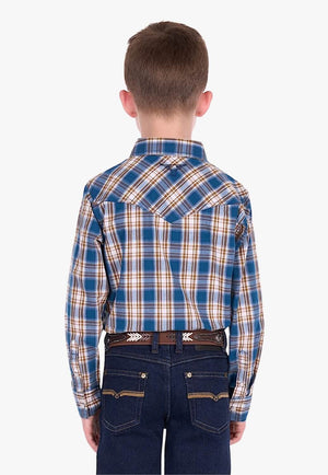 Pure Western Boys Todd Long Sleeve Shirt