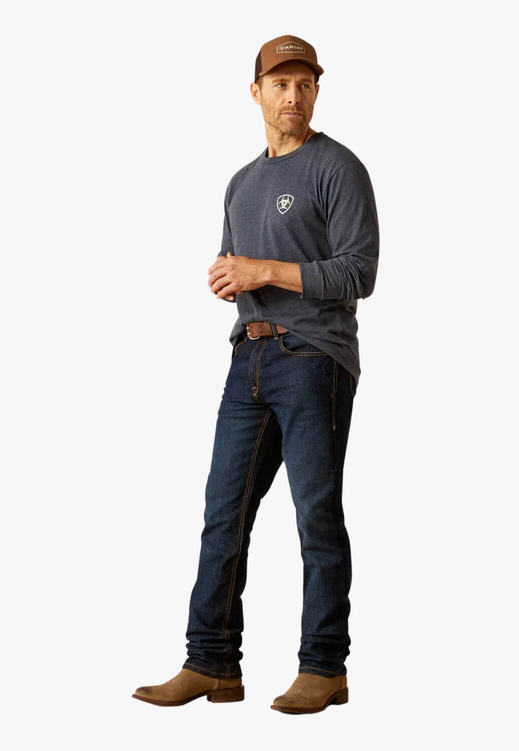 Ariat Mens Saltillo Lockup Long Sleeve T-Shirt