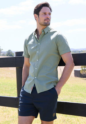 Thomas Cook Mens TC Linen Shirt