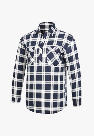 Pilbara Mens Closed Front Flannelette Shirt