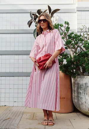 Zjoosh Womens The Sloan Striped Dress