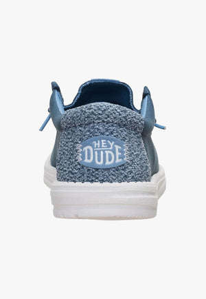 Hey Dude Mens Wally Heathered Knit Shoes