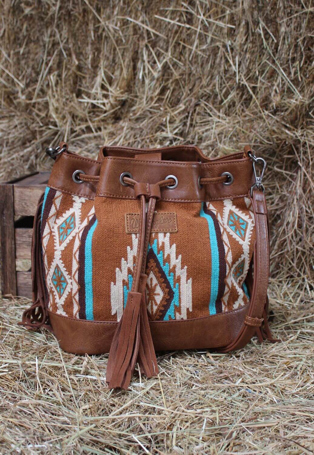 Wrangler Maya Aztec Bucket Bag