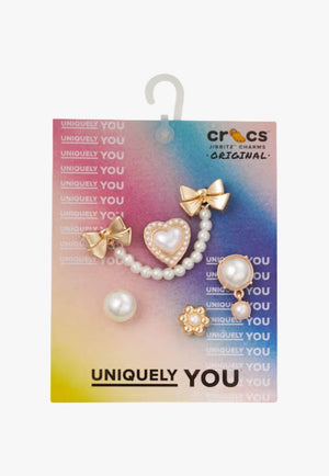 Crocs Pearly Gold 5 Pack Jibbitz
