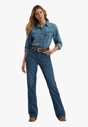 Wrangler Womens High Rise Skylar Boot Cut Jean 112367599