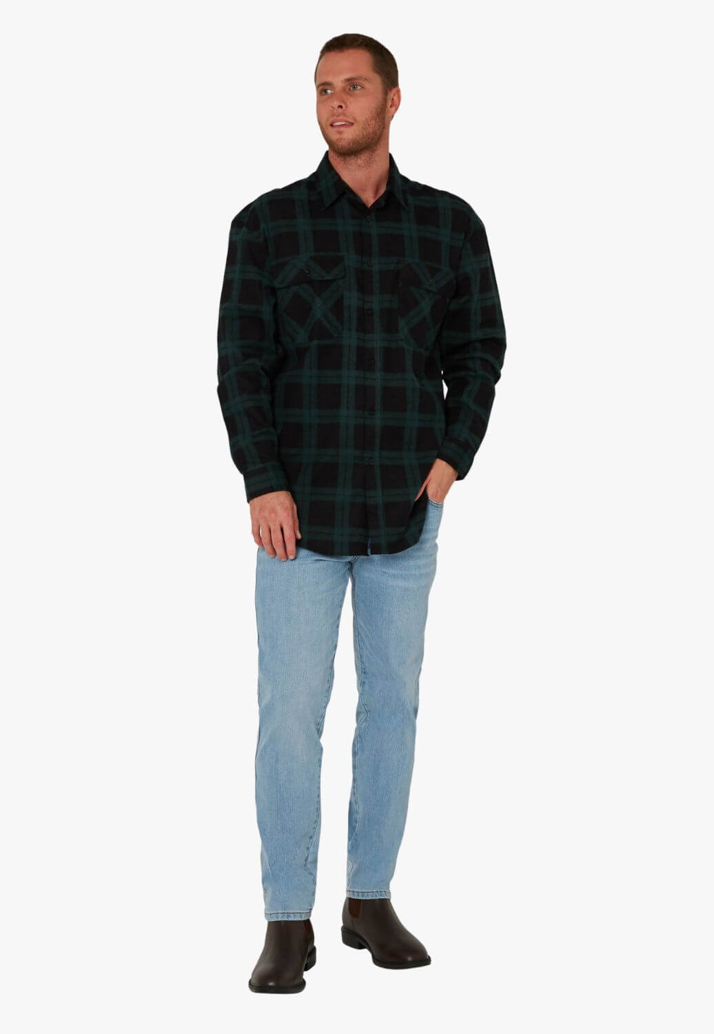Pilbara Flannelette Open Front Shirt