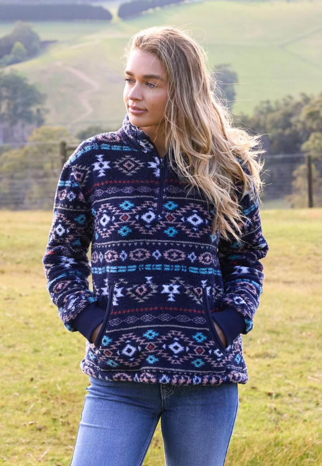 Pure Western Womens Luna Pullover