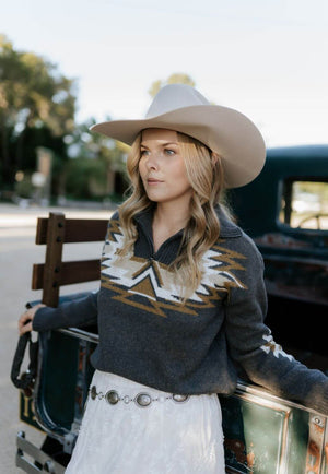 Cinch Womens Aztec Pullover