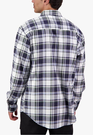 Swanndri Mens Egmont Closed Front Flannelette Shirt Twin Pack
