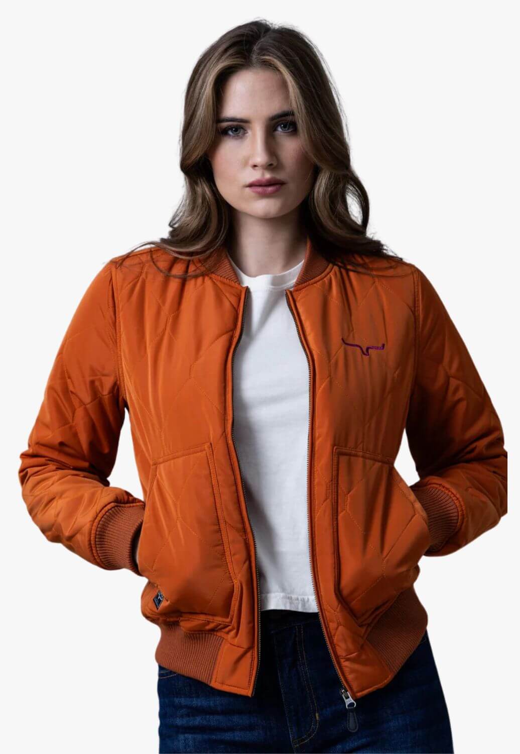 Kimes Ranch Womens Marinos Bomber Jacket