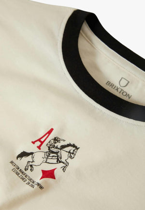 Brixton Womens Aces Fitted Crew T-Shirt